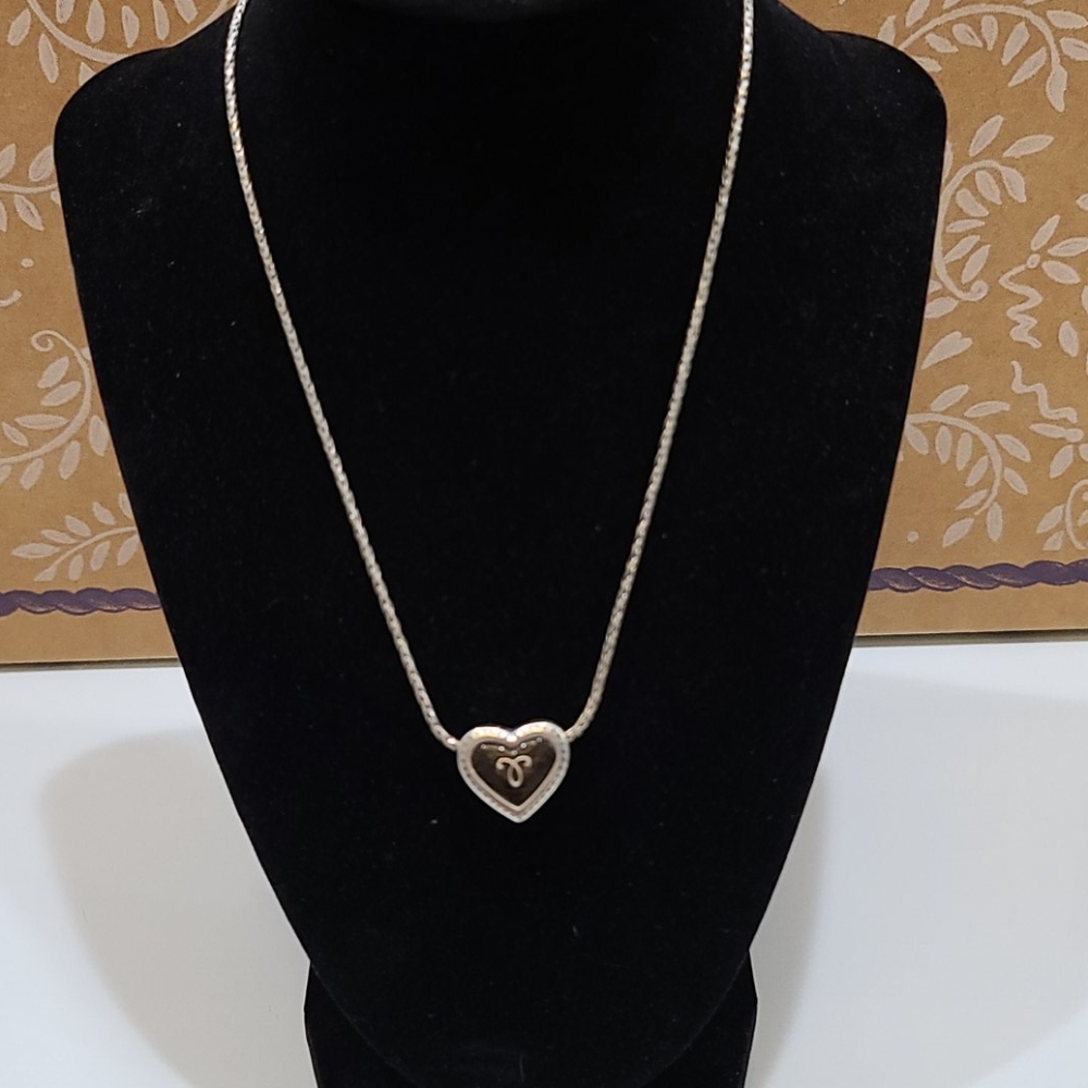 🎀Brighton Reversable Heart Necklace